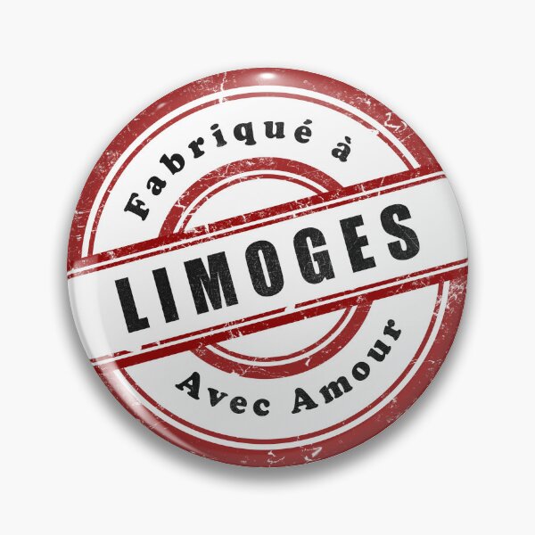 Item preview, Vintage stamp Made in Limoges with love designed and sold by Panneaux et signalisations - NPOITEVIN.