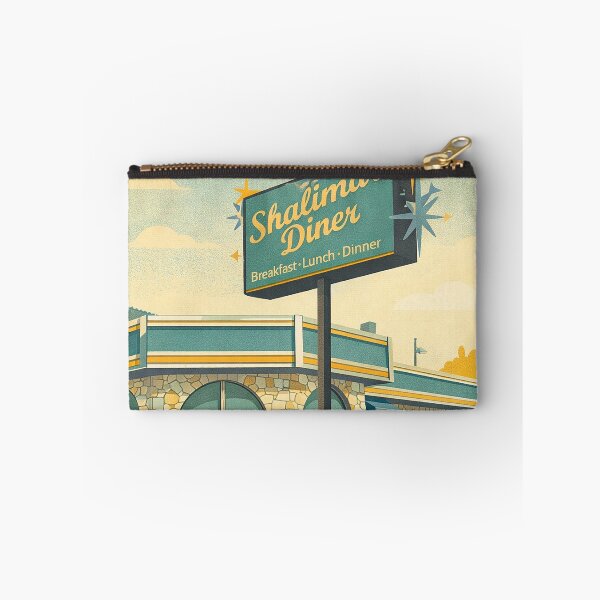 Item preview, Shalimar – Rego Park Queens Vintage Diner Travel Poster designed and sold by DiamondSkyShirt.