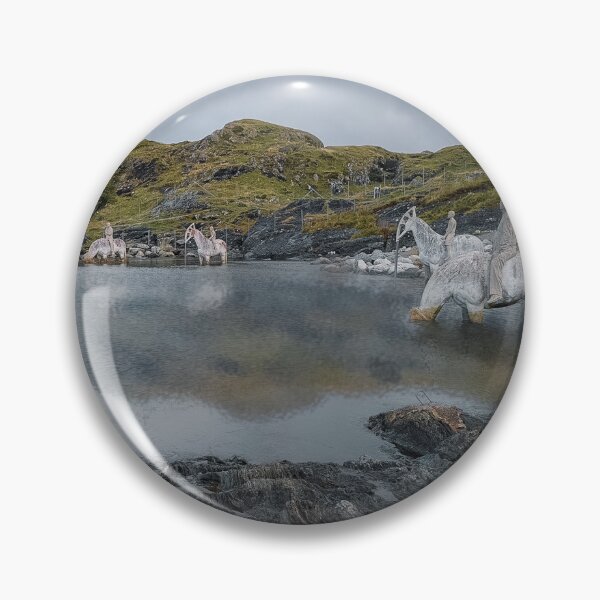 Item preview, Norwegian stillness in panoramic form: A fjord between rock, water and sky. designed and sold by SuperFrankio.