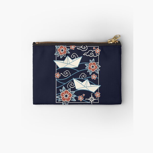 Item preview, Geometric Origami Boat with Compass Rose - Vintage Nautical Art designed and sold by NemiMakeit.