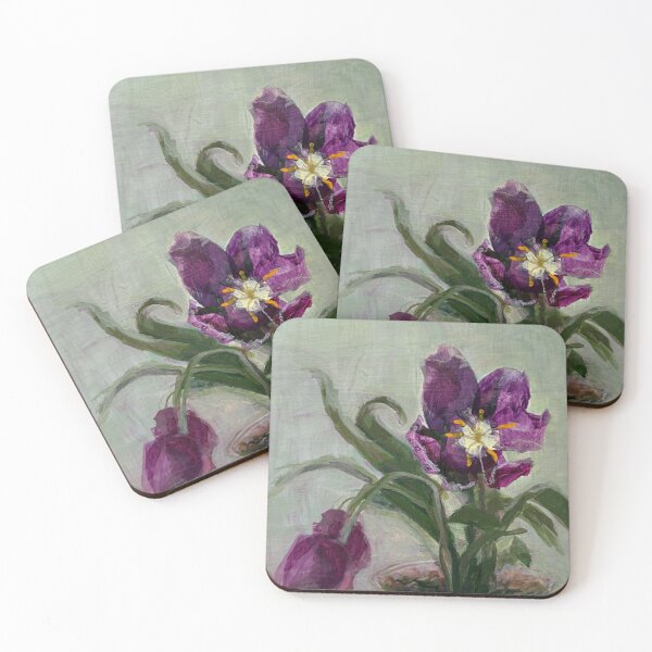 Item preview, purple tulips designed and sold by lindagroene.