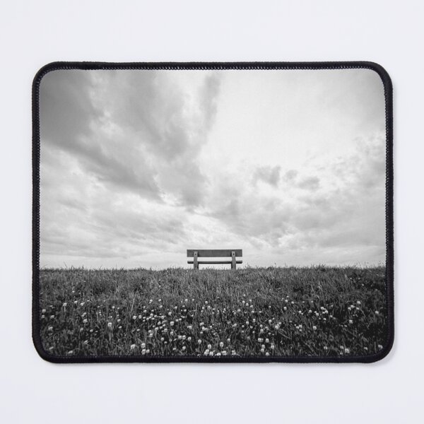 Item preview, When silence becomes visible: The lonely bench under a dramatic sky designed and sold by SuperFrankio.