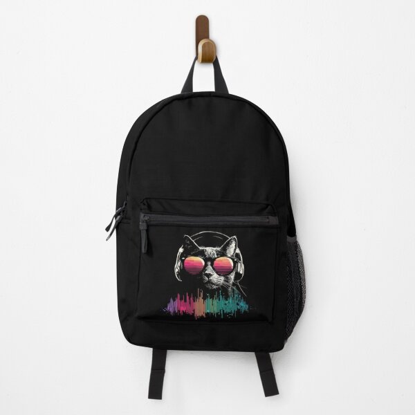 Item preview, Cool cat enjoying music vibes designed and sold by anytka.