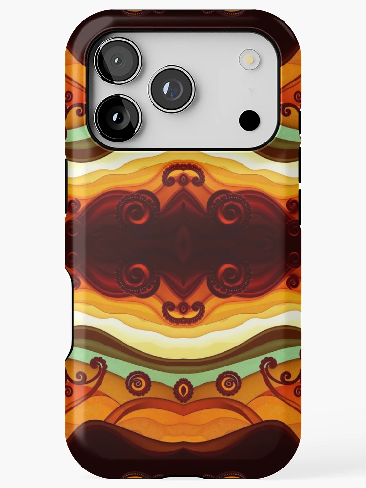 Thumbnail 1 of 4, iPhone Case, Gradient Paisley Abstract Pattern designed and sold by Sachie's Studio.