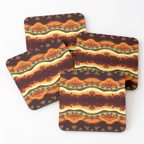 Item preview, Gradient Paisley Abstract Pattern designed and sold by Sachie's Studio.