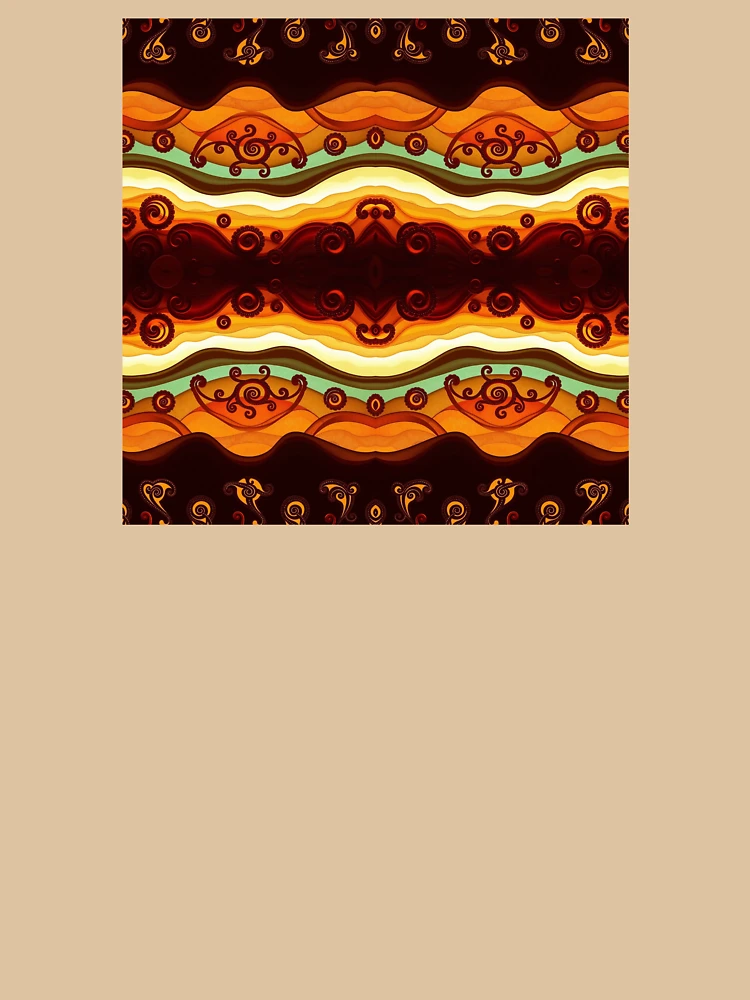 Thumbnail 6 of 6, Pullover Hoodie, Gradient Paisley Abstract Pattern designed and sold by Sachie's Studio.