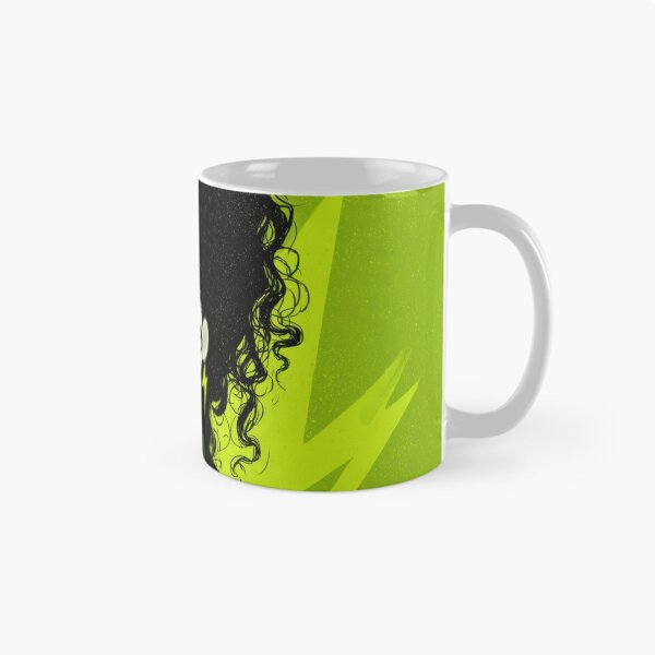 Item preview, Curly-haired girl, green bg designed and sold by anytka.