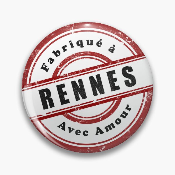 Item preview, Vintage stamp Made in Rennes with love designed and sold by Panneaux et signalisations - NPOITEVIN.