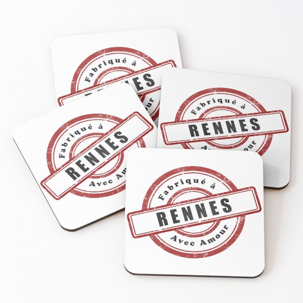 Item preview, Vintage stamp Made in Rennes with love designed and sold by Panneaux et signalisations - NPOITEVIN.