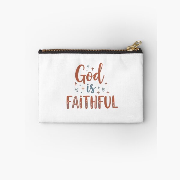 Item preview, God Is Faithful Christian Typography Design designed and sold by Illustrated Faith.