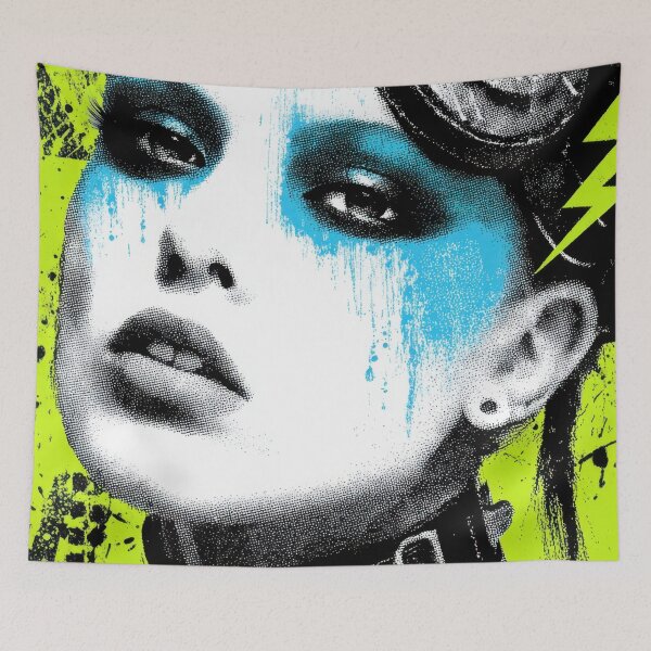 Item preview, Urban art showcases bold faces designed and sold by anytka.