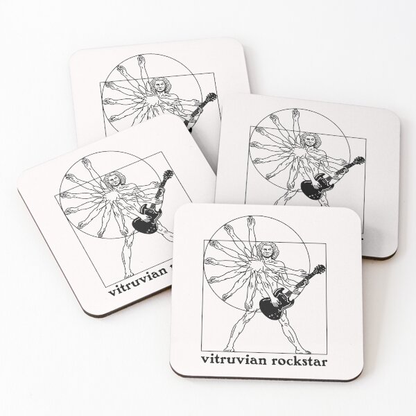 Item preview, Vitruvian Rockstar - The Virtruvian Man as a Rockstar designed and sold by ZERO-MIND.