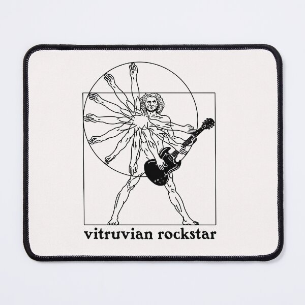 Item preview, Vitruvian Rockstar - The Virtruvian Man as a Rockstar designed and sold by ZERO-MIND.