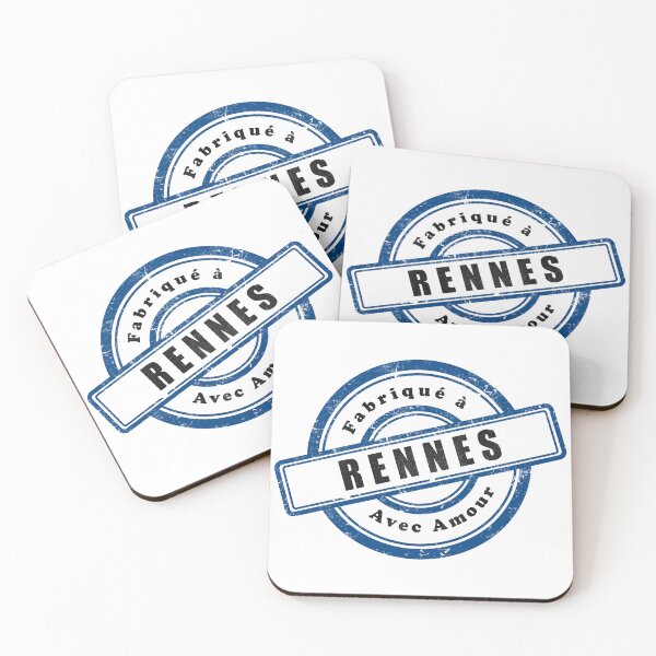 Item preview, Vintage stamp Made in Rennes with love designed and sold by Panneaux et signalisations - NPOITEVIN.