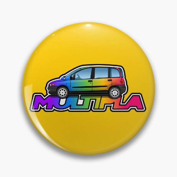 Item preview, Rainbow Fiat Multipla designed and sold by icgraphicdesign.