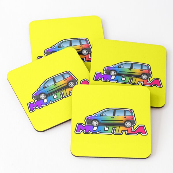 Item preview, Rainbow Fiat Multipla designed and sold by icgraphicdesign.