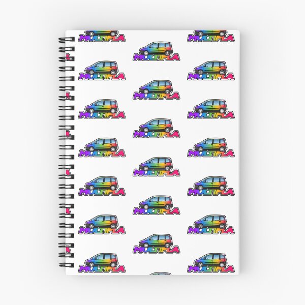 Item preview, Rainbow Fiat Multipla designed and sold by icgraphicdesign.