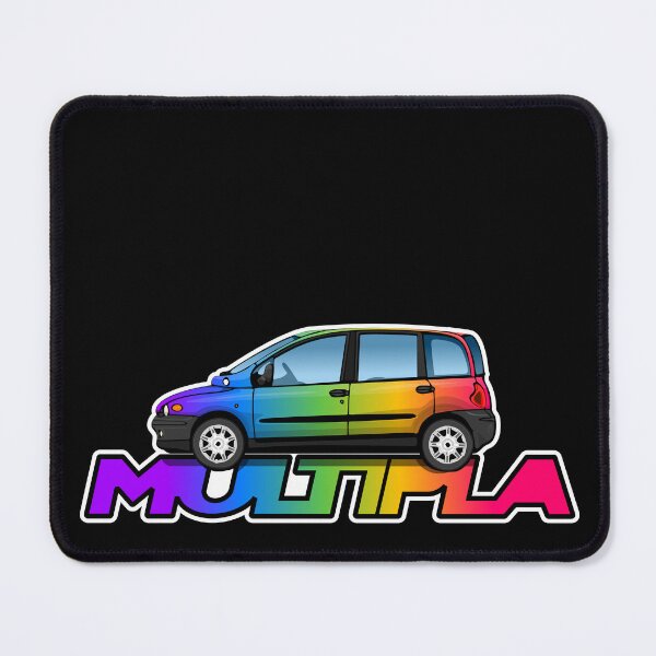 Item preview, Rainbow Fiat Multipla designed and sold by icgraphicdesign.