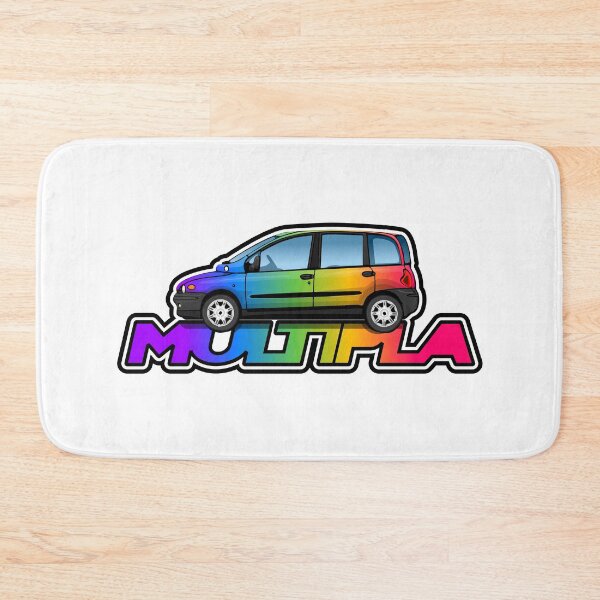 Item preview, Rainbow Fiat Multipla designed and sold by icgraphicdesign.