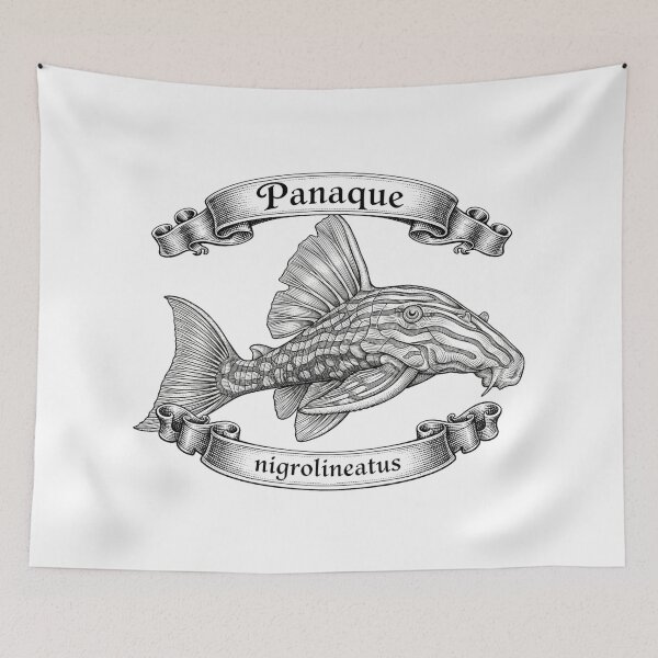 Item preview, Retro Royal Pleco (Panaque nigrolineatus) designed and sold by My-Thing.