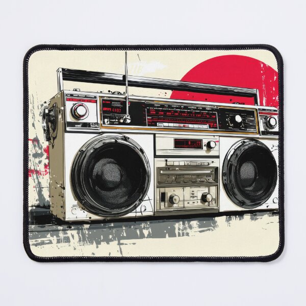 Item preview, Large boombox on a simple background designed and sold by anytka.