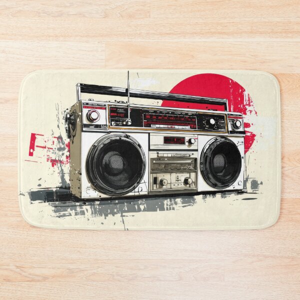 Item preview, Large boombox on a simple background designed and sold by anytka.
