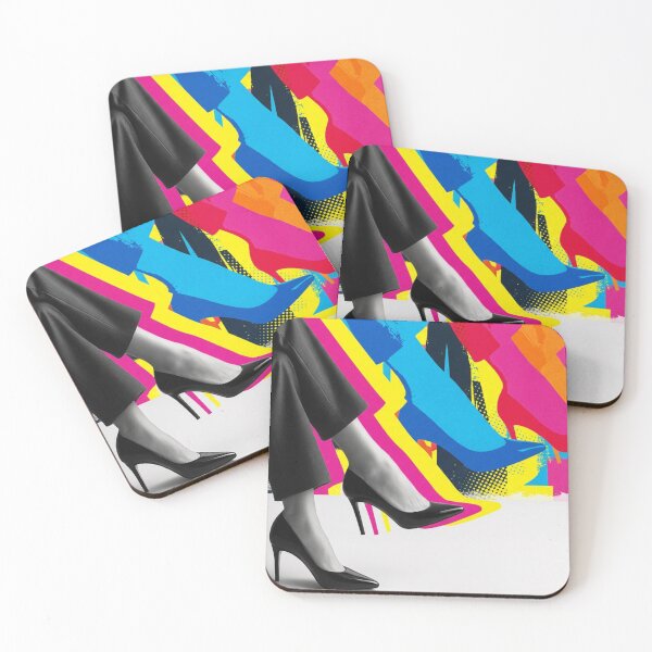 Item preview, Colorful Shoe Silhouette Montage designed and sold by sneidere9dace.