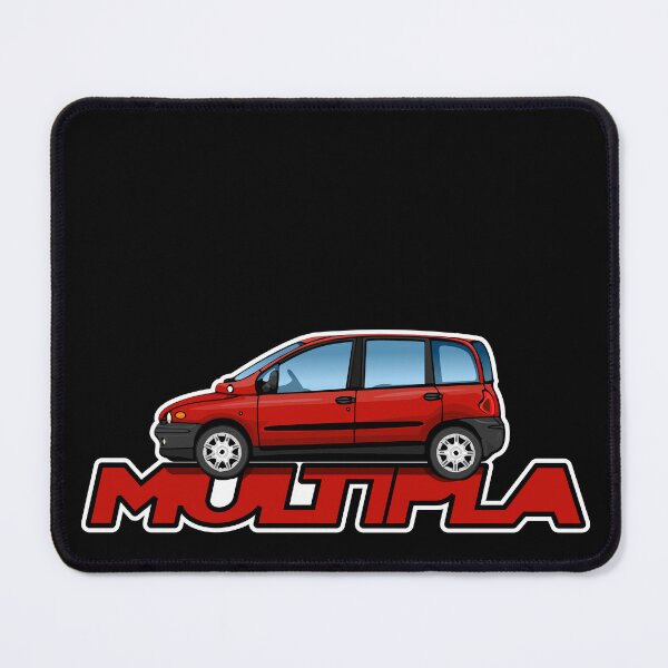 Item preview, Red Fiat Multipla designed and sold by icgraphicdesign.