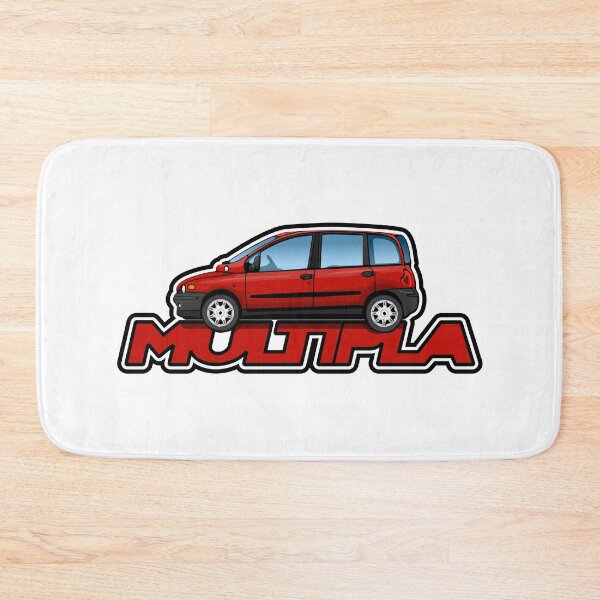 Item preview, Red Fiat Multipla designed and sold by icgraphicdesign.