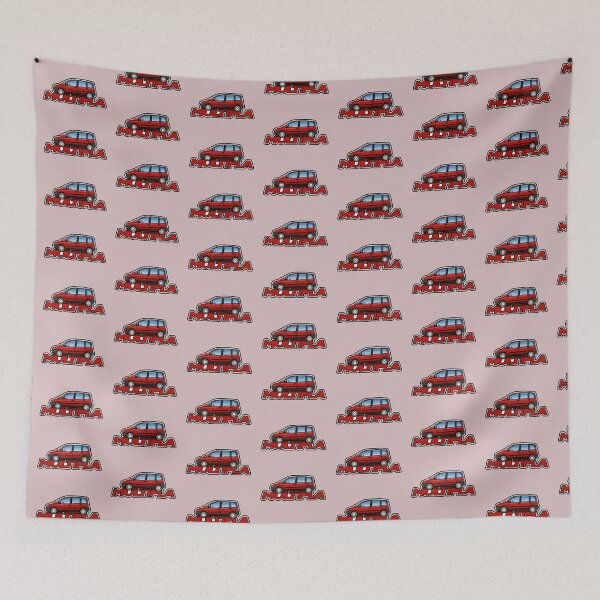 Item preview, Red Fiat Multipla designed and sold by icgraphicdesign.