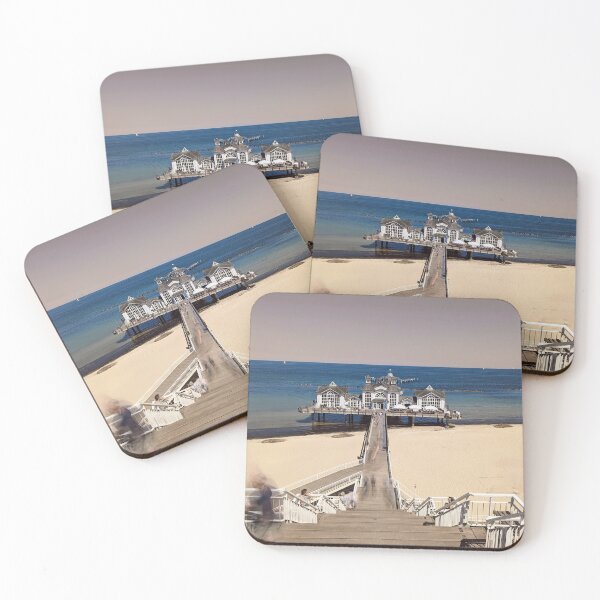 Item preview, Sellin pier on Rügen in the summer light designed and sold by SuperFrankio.