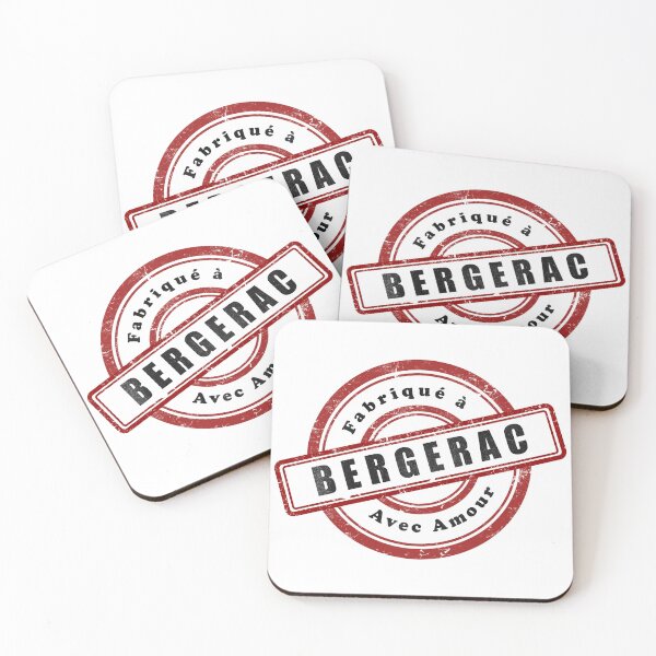 Item preview, Vintage stamp Made in Bergerac with love designed and sold by Panneaux et signalisations - NPOITEVIN.
