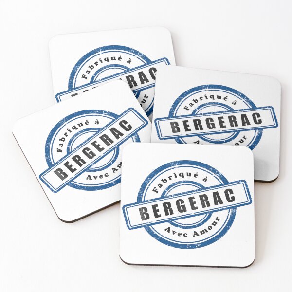 Item preview, Vintage stamp Made in Bergerac with love designed and sold by Panneaux et signalisations - NPOITEVIN.