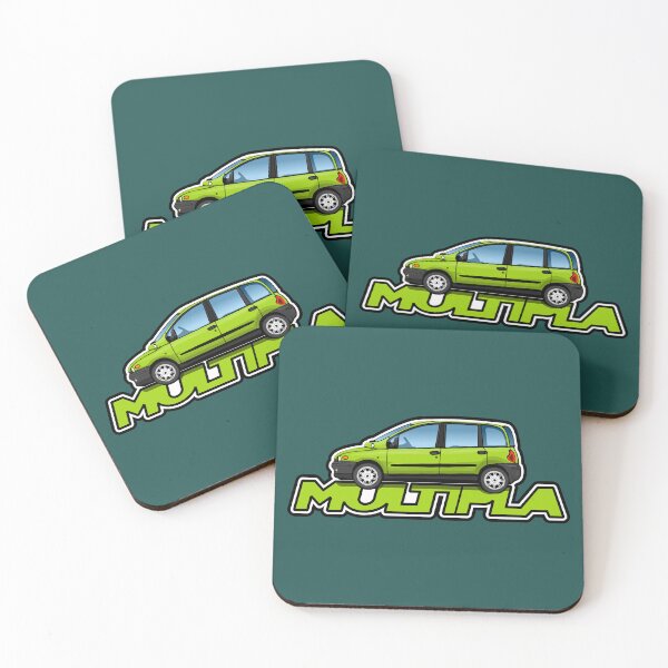 Item preview, Green Fiat Multipla designed and sold by icgraphicdesign.