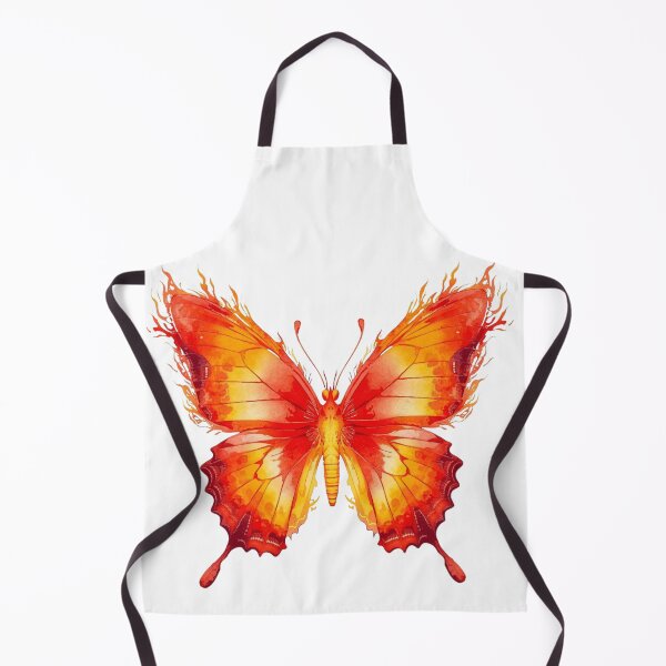 Item preview, Burning Butterfly – Fiery Transformation Aesthetic Watercolor Design designed and sold by DreamelleStudio.