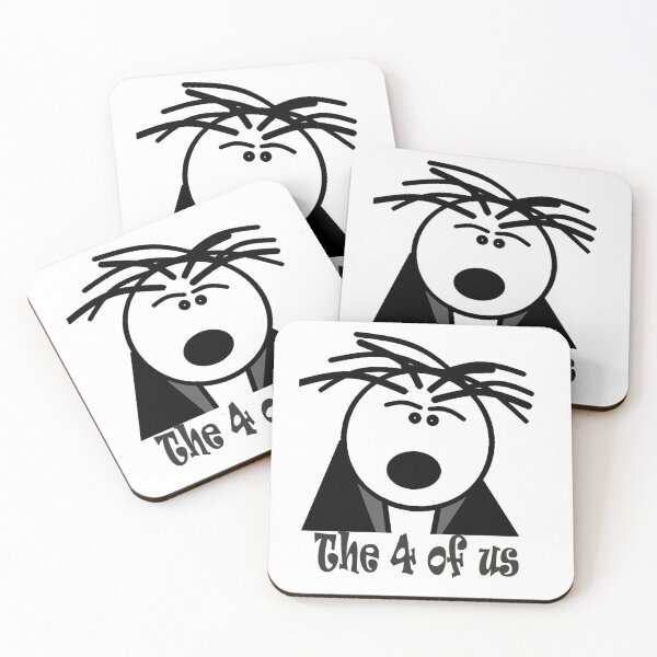 Item preview, “The 4 of Us Hidden Faces Illusion” designed and sold by Kimmy and Zamiah Art.