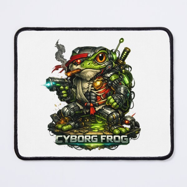 Item preview, Cyborg Frog – Futuristic Warrior T-Shirt designed and sold by CosmicSplendor.