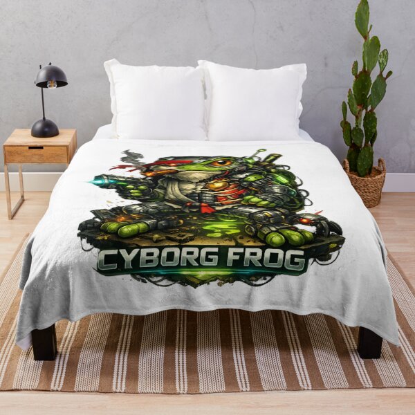 Item preview, Cyborg Frog – Futuristic Warrior T-Shirt designed and sold by CosmicSplendor.