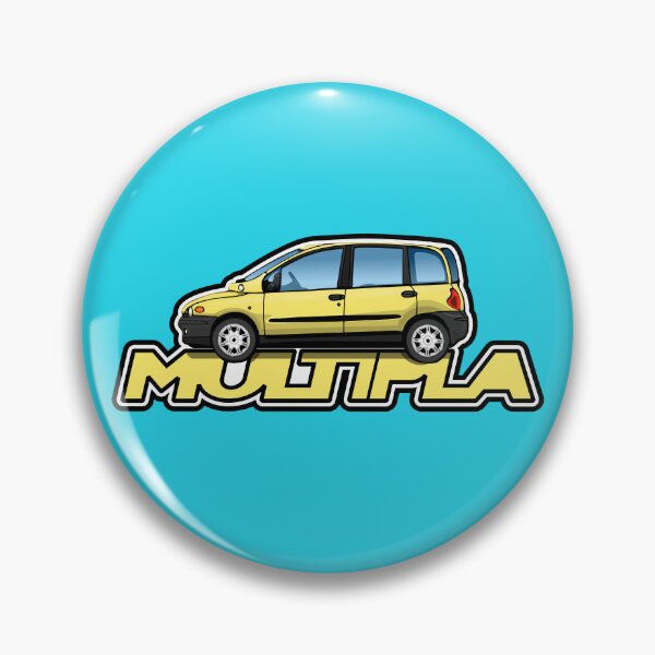 Item preview, Yellow Fiat Multipla designed and sold by icgraphicdesign.