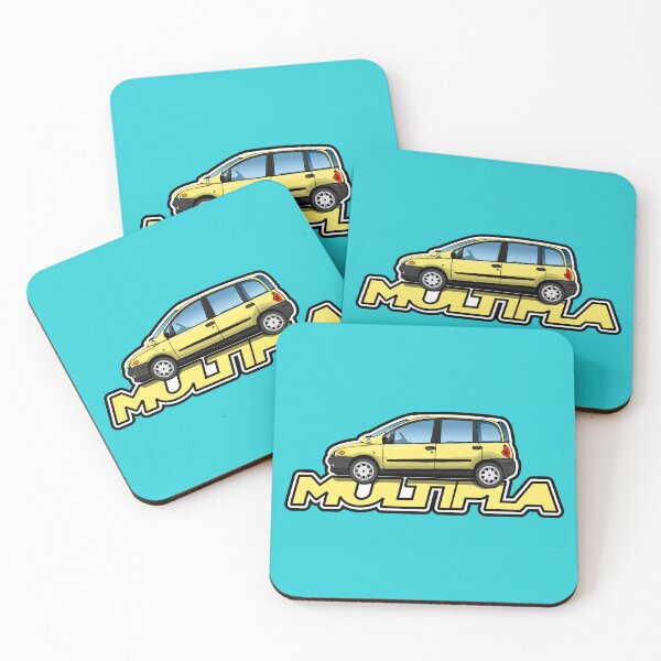 Item preview, Yellow Fiat Multipla designed and sold by icgraphicdesign.
