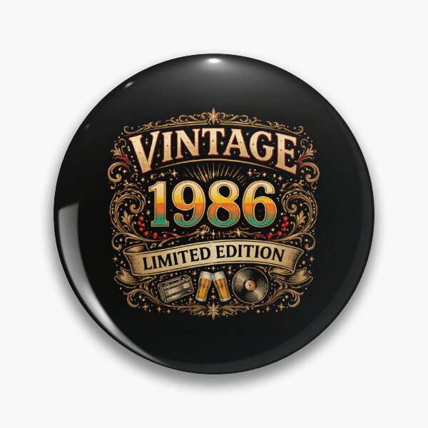 Item preview, Vintage 1986 Limited Edition Retro Birthday Design designed and sold by CLOUTKULT.