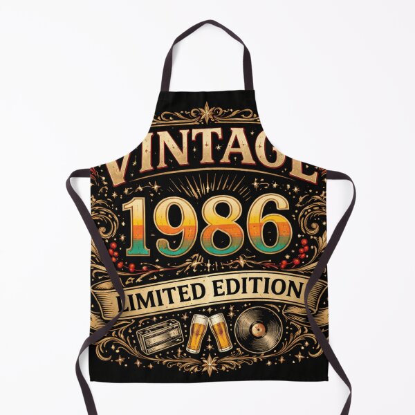 Item preview, Vintage 1986 Limited Edition Retro Birthday Design designed and sold by CLOUTKULT.