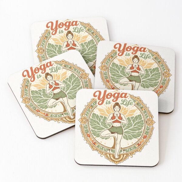 Item preview, Vintage Yoga Is Life Tree Pose Mandala – Boho Minimalist Line Art Woman – Spiritual Wellness Aesthetic T-Shirt designed and sold by VINTAGEPUNTEES.