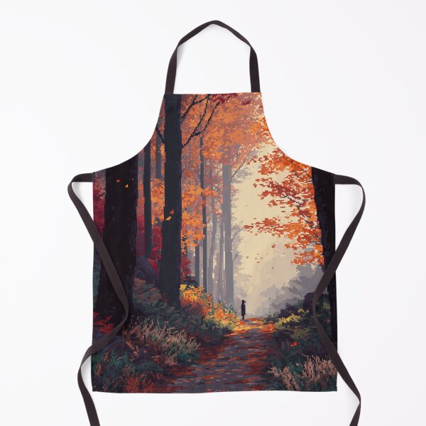 Item preview, Pixel Autumn Forest Path designed and sold by Rtymer.