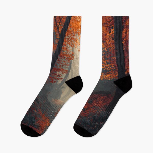 Item preview, Pixel Autumn Forest Path designed and sold by Rtymer.