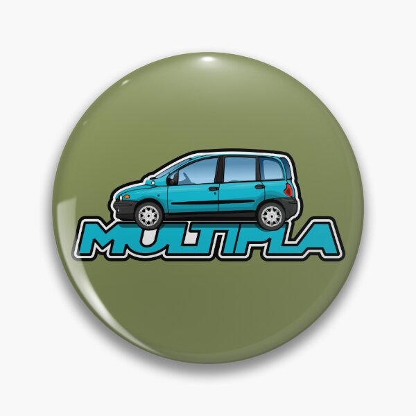 Item preview, Blue Fiat Multipla designed and sold by icgraphicdesign.