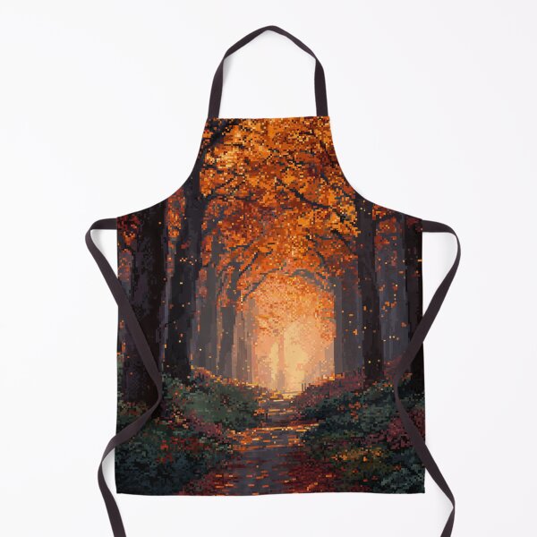 Item preview, Pixel Autumn Forest Path designed and sold by Rtymer.