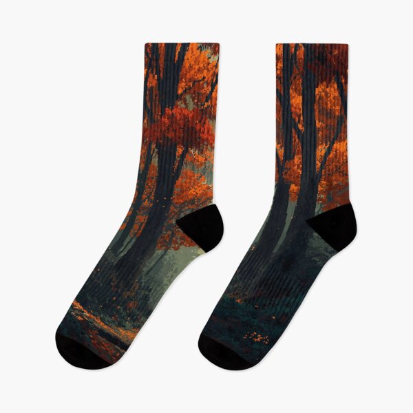 Item preview, Pixel Autumn Forest Path designed and sold by Rtymer.