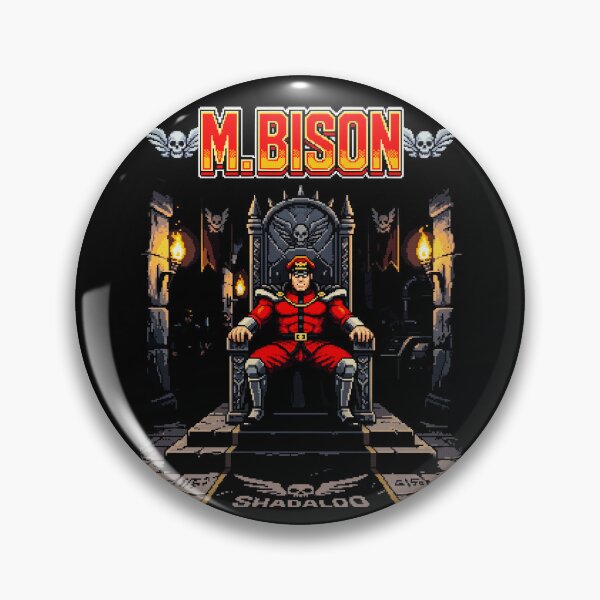 Item preview, Street Fighter II Retro 90s M. Bison  designed and sold by Dark Days Design.