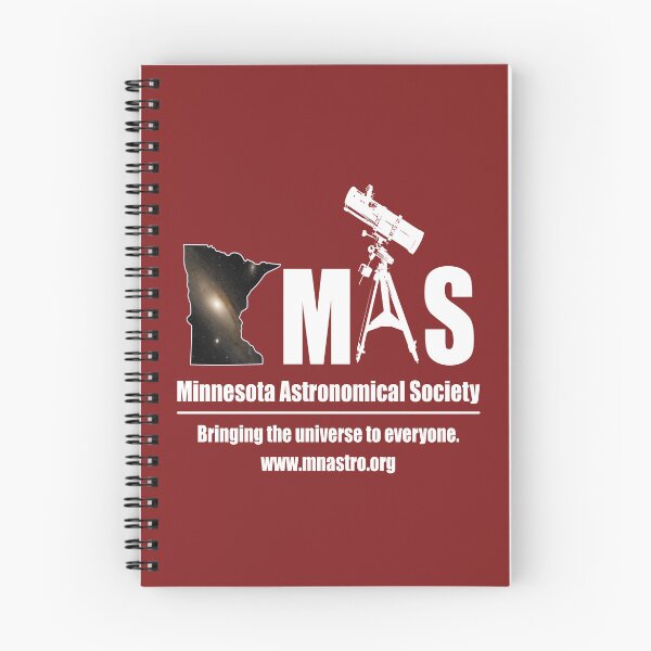 Item preview, Minnesota Astronomical Society Galaxy White on Black Art designed and sold by Minnesota Astronomical Society.
